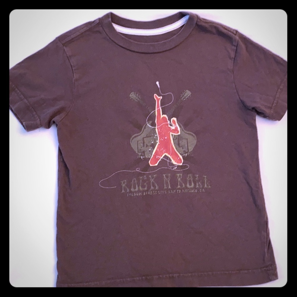 ❤️ 3/$15!! Boys rock n roll tee